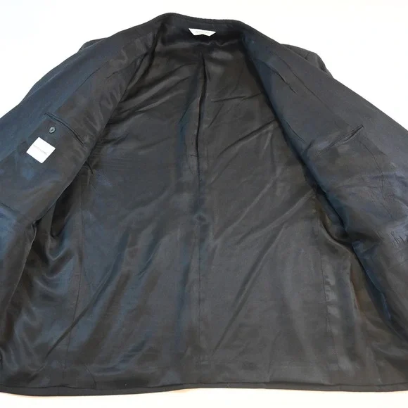Pronto Uomo 54L 46x30 Charcoal Gray 100% Wool Mens Jacket Pants Suit